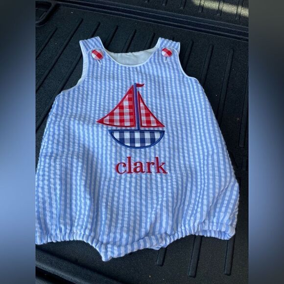 Cecil & Lou Monogrammed Clark Bubble